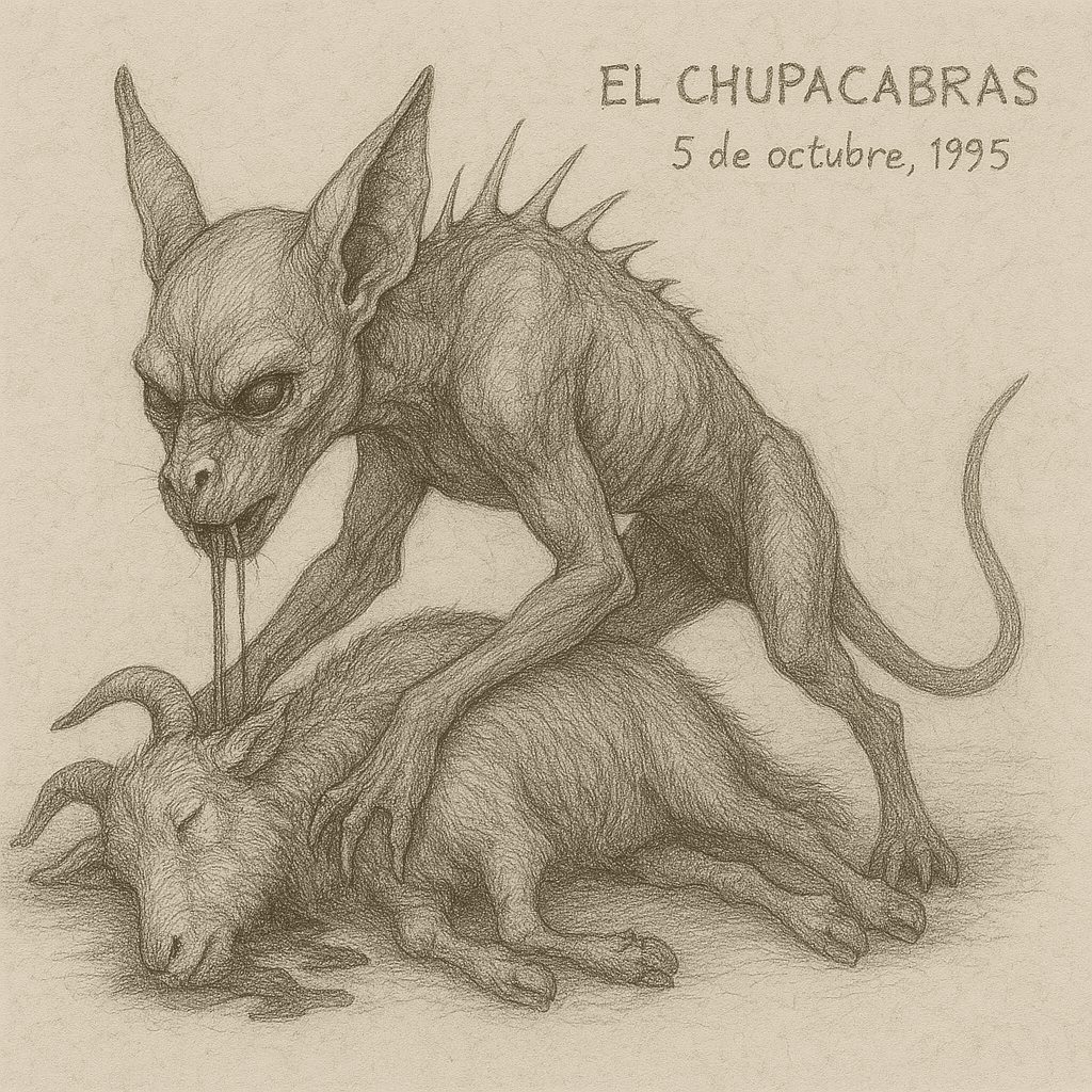 Chupacabra Goat Sketch
